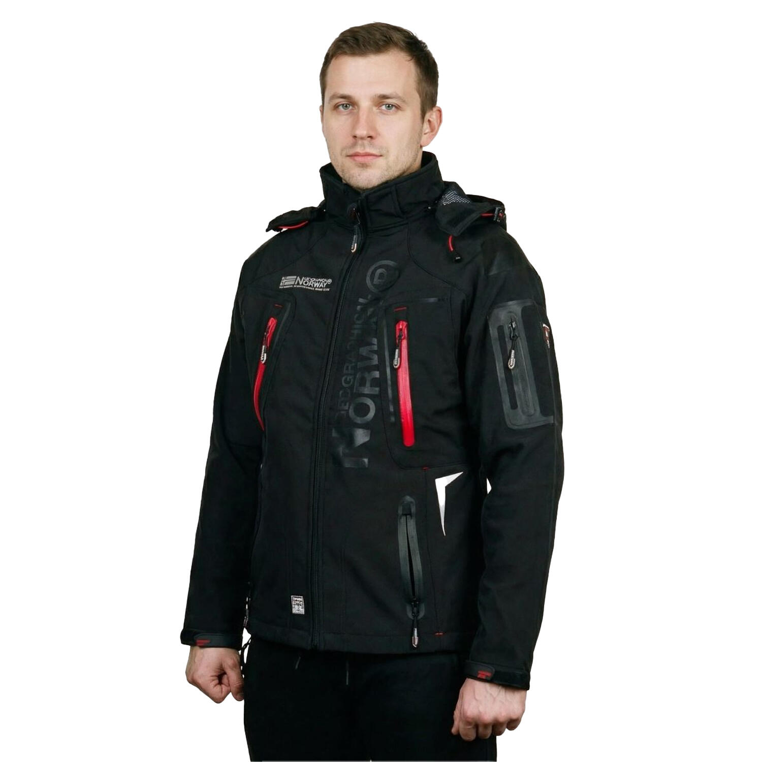 Jacheta Soft Shell Drumeții În Natură Geographical Norway Techno Bărbați
