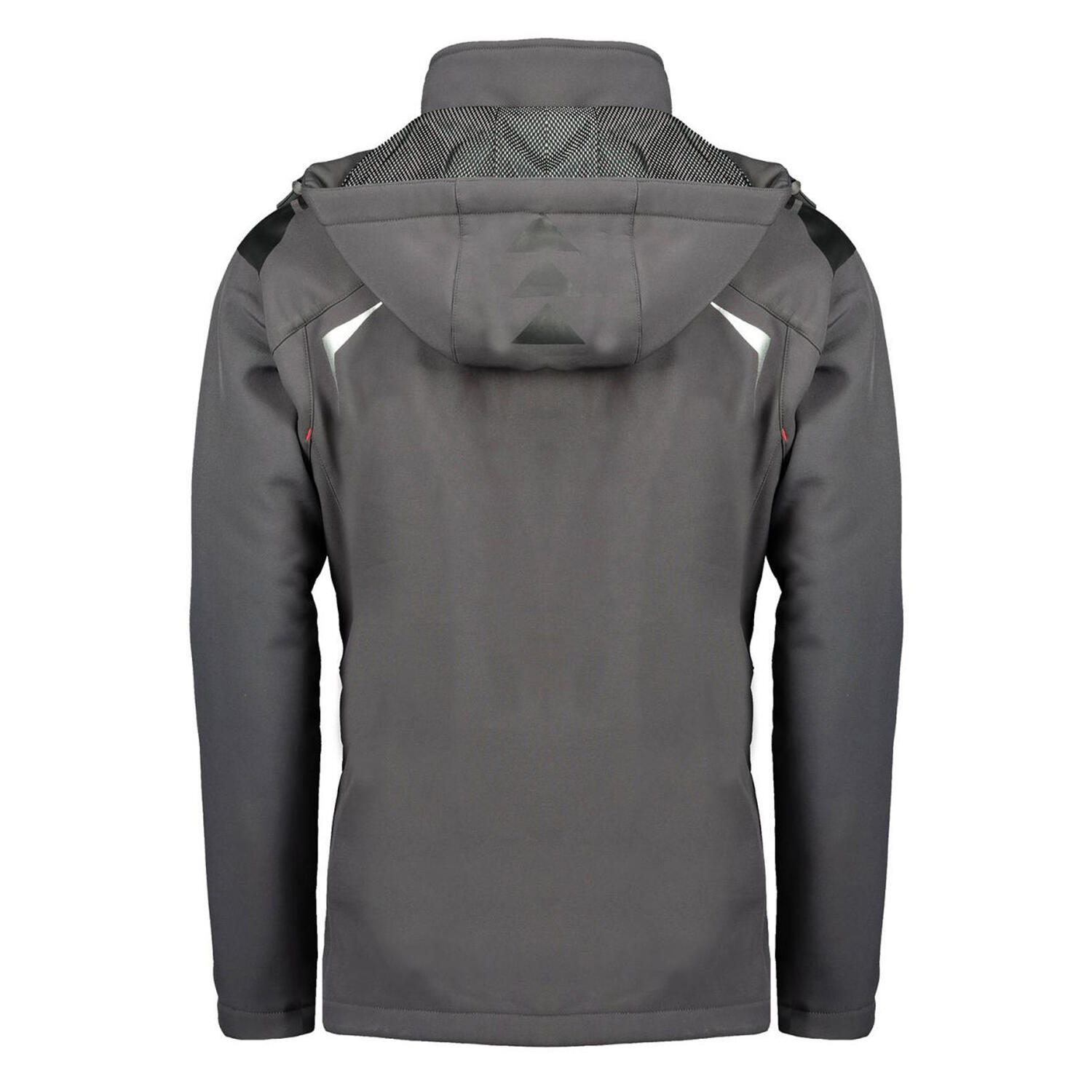 Casaco Techno Soft Shell para homem (Cinzento) 3/4