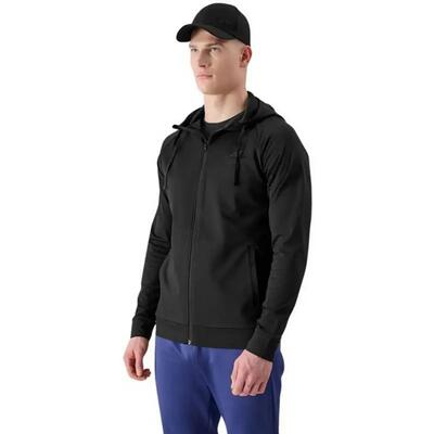 Heren wss25tfswm512 hoodie met volledige rits (grijs)
