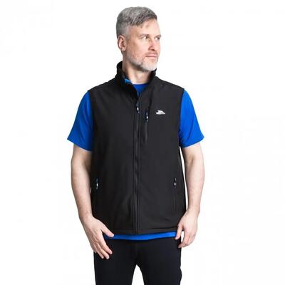 Heren vassus softshell bodywarmer (zwart)