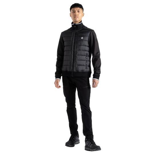 Frost" Hybridjacke für Herren Schwarz