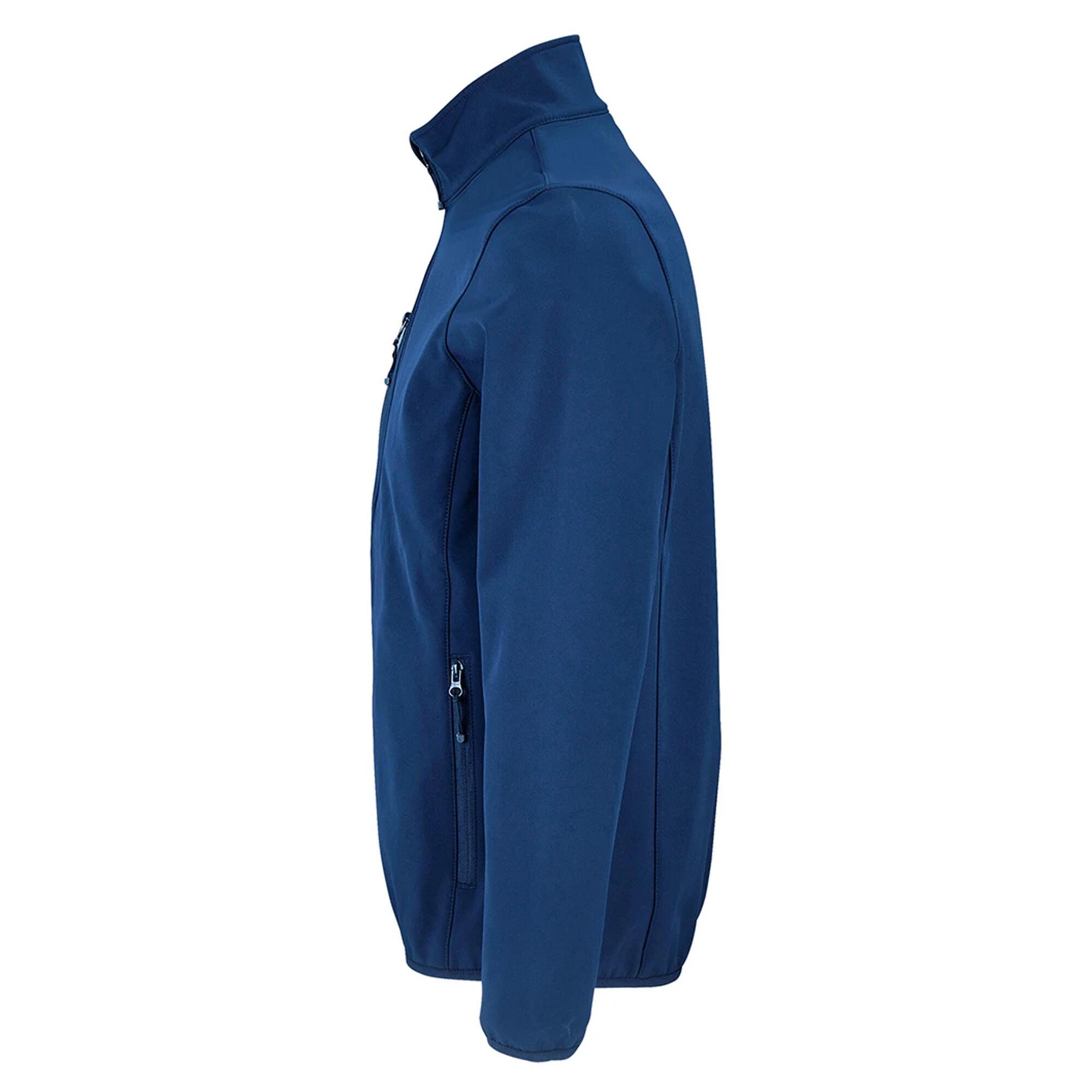 Giacca Soft Shell Uomo SOLS Falcon Blu Abisso 3/4