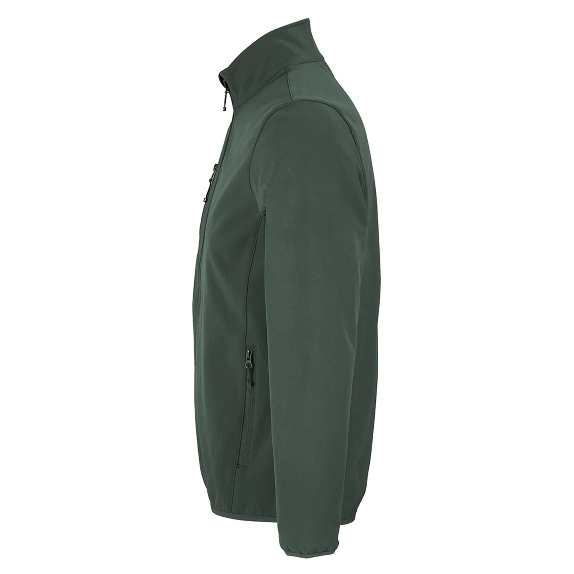 Mens Falcon Soft Shell Jacket (Forest Green) 3/4