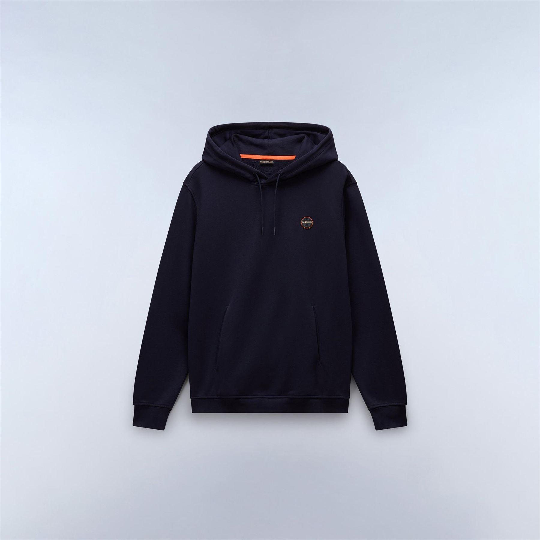 Napapijri Mens Cotton Long-Sleeved Pullover Hoodie
