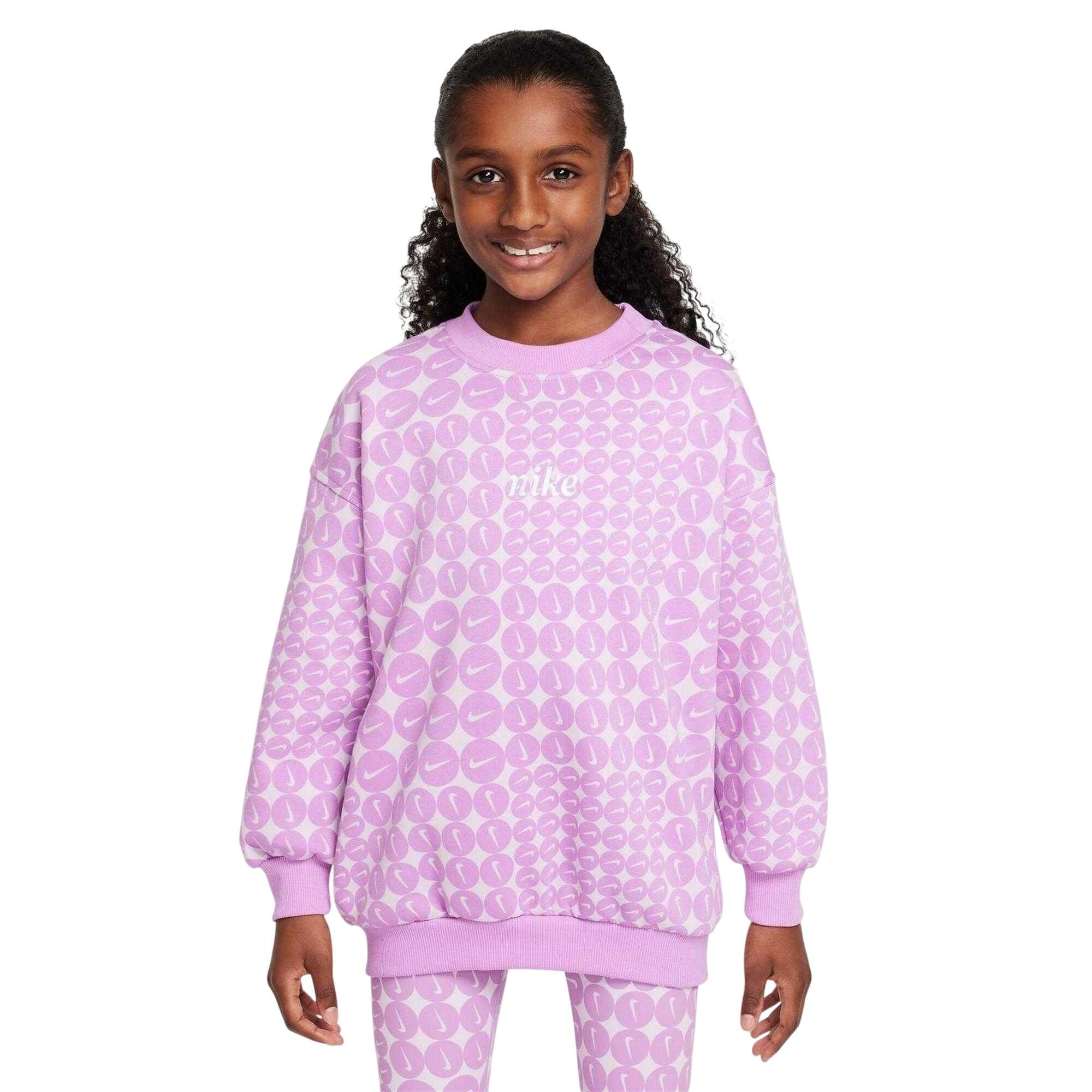Nike Girls Club Fleece Oversized Sweatshirt