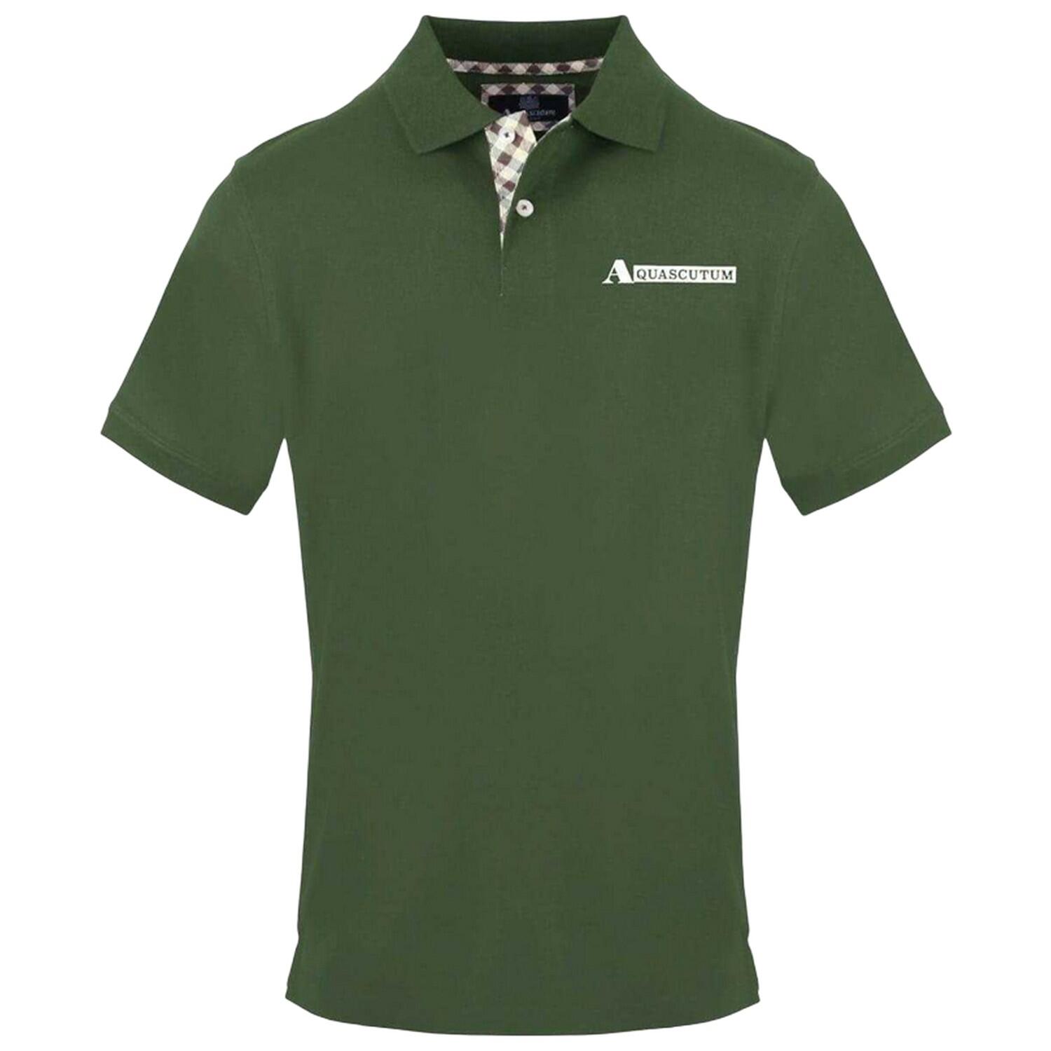 Aquascutum Mens Short-Sleeved Polo Shirt