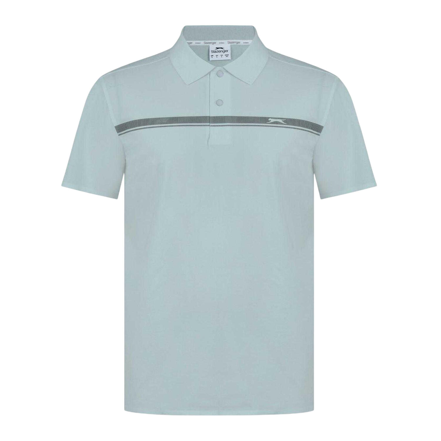 Slazenger Mens Contrast Striped Golf Polo Shirt