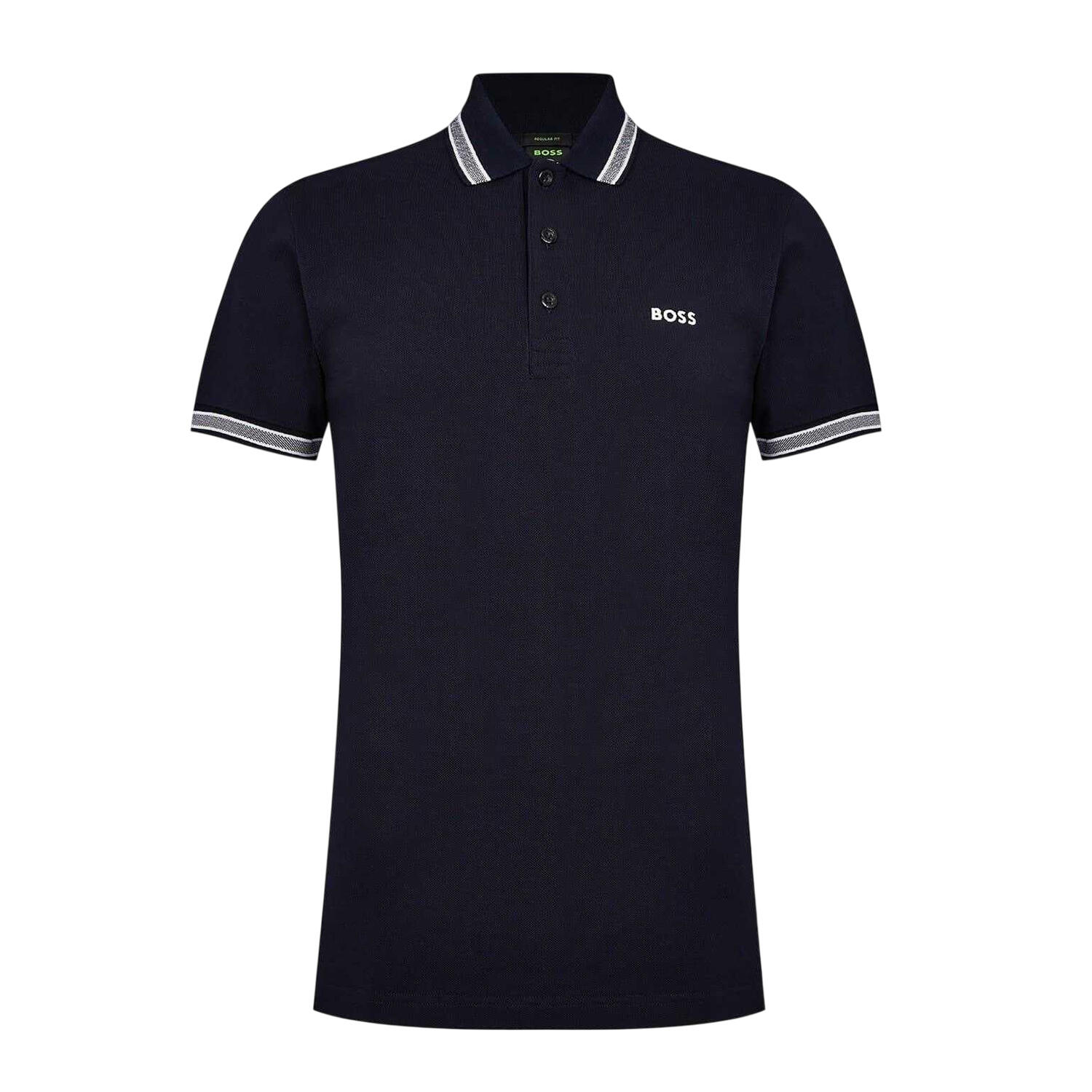 Boss Mens Paddy Contrast Tipped Polo Shirt