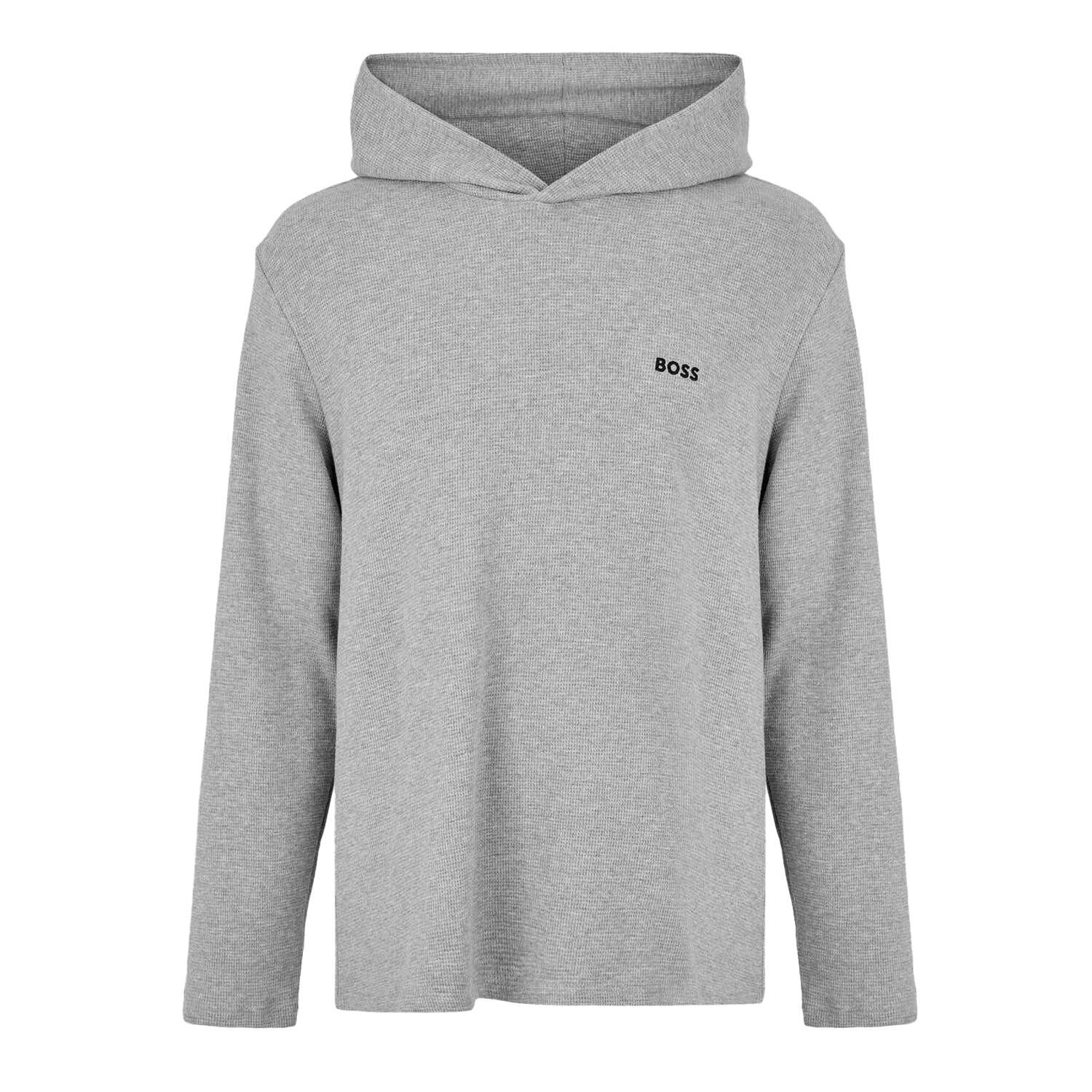 Boss Mens Waffle Knit Pullover Hoodie