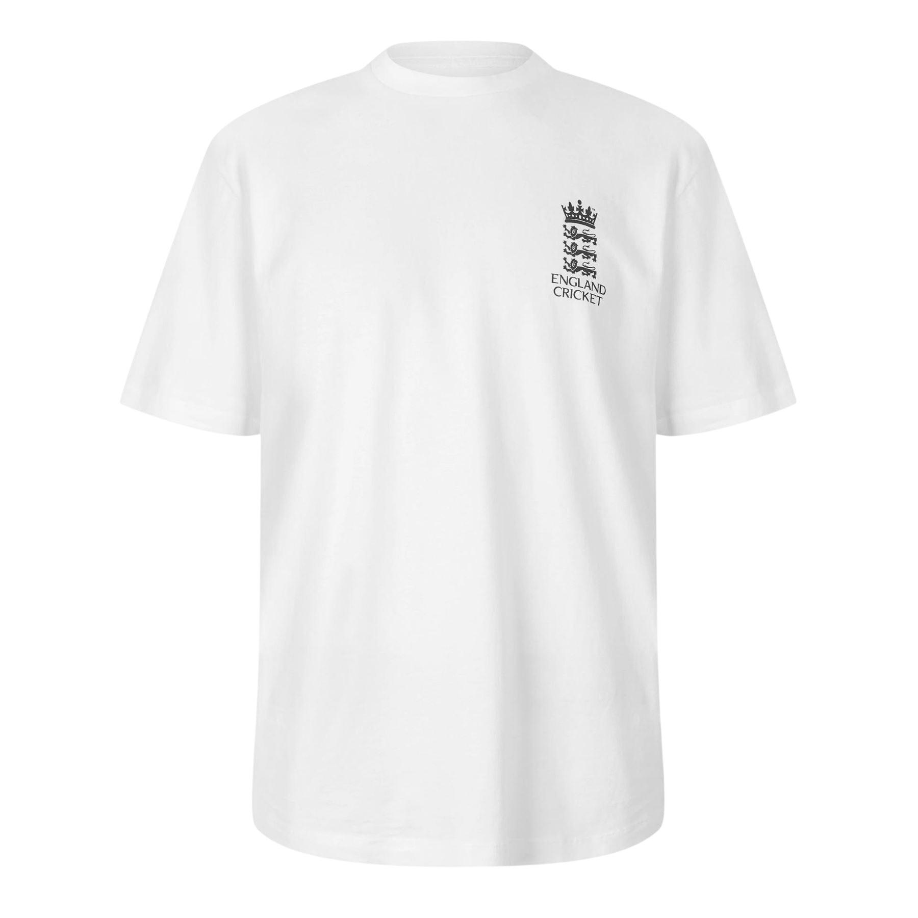 Castore Unisex Adult England Cricket Crest T-Shirt