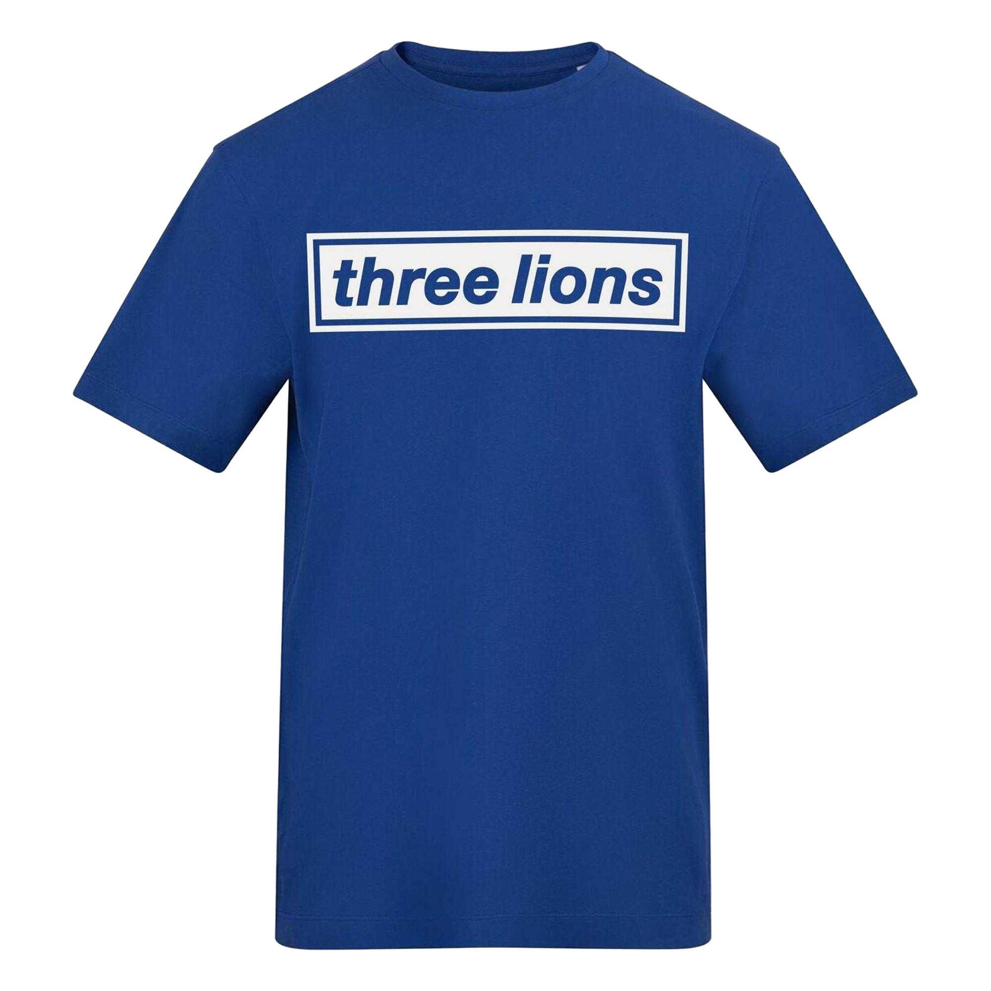 England Unisex Adult Three Lions Regular T-Shirt