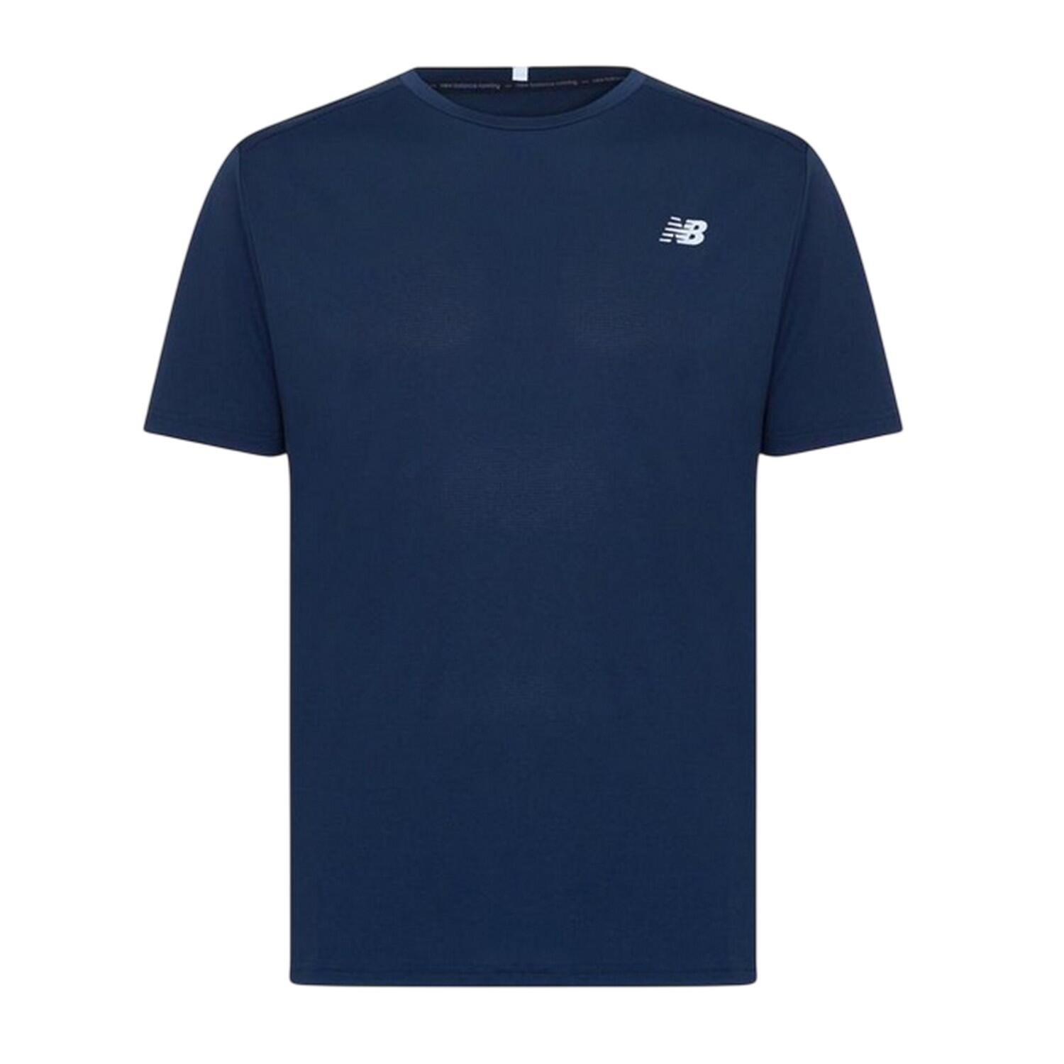 New Balance Mens Chest Logo Running T-Shirt