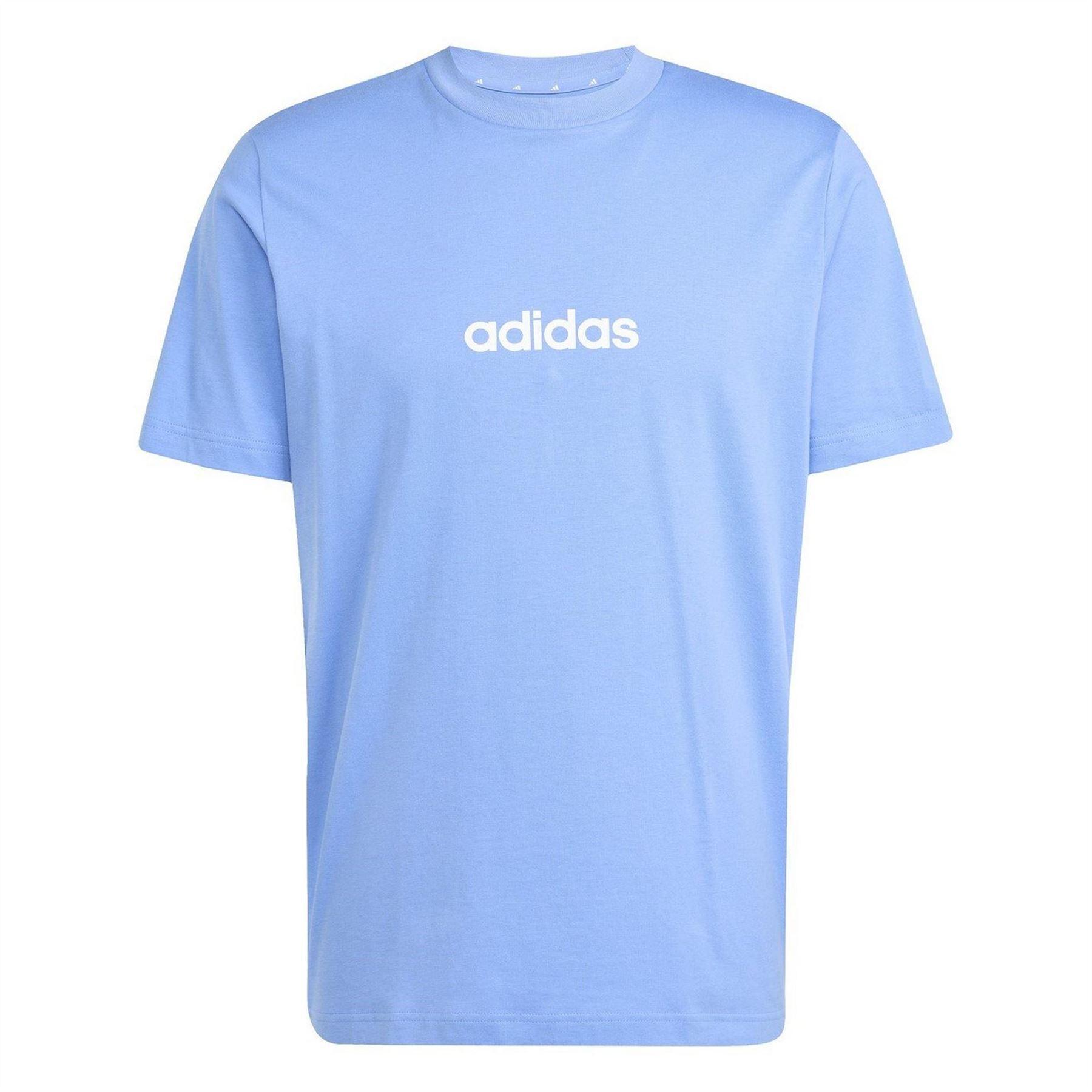 Adidas Mens Essentials Linear Single Jersey T-Shirt