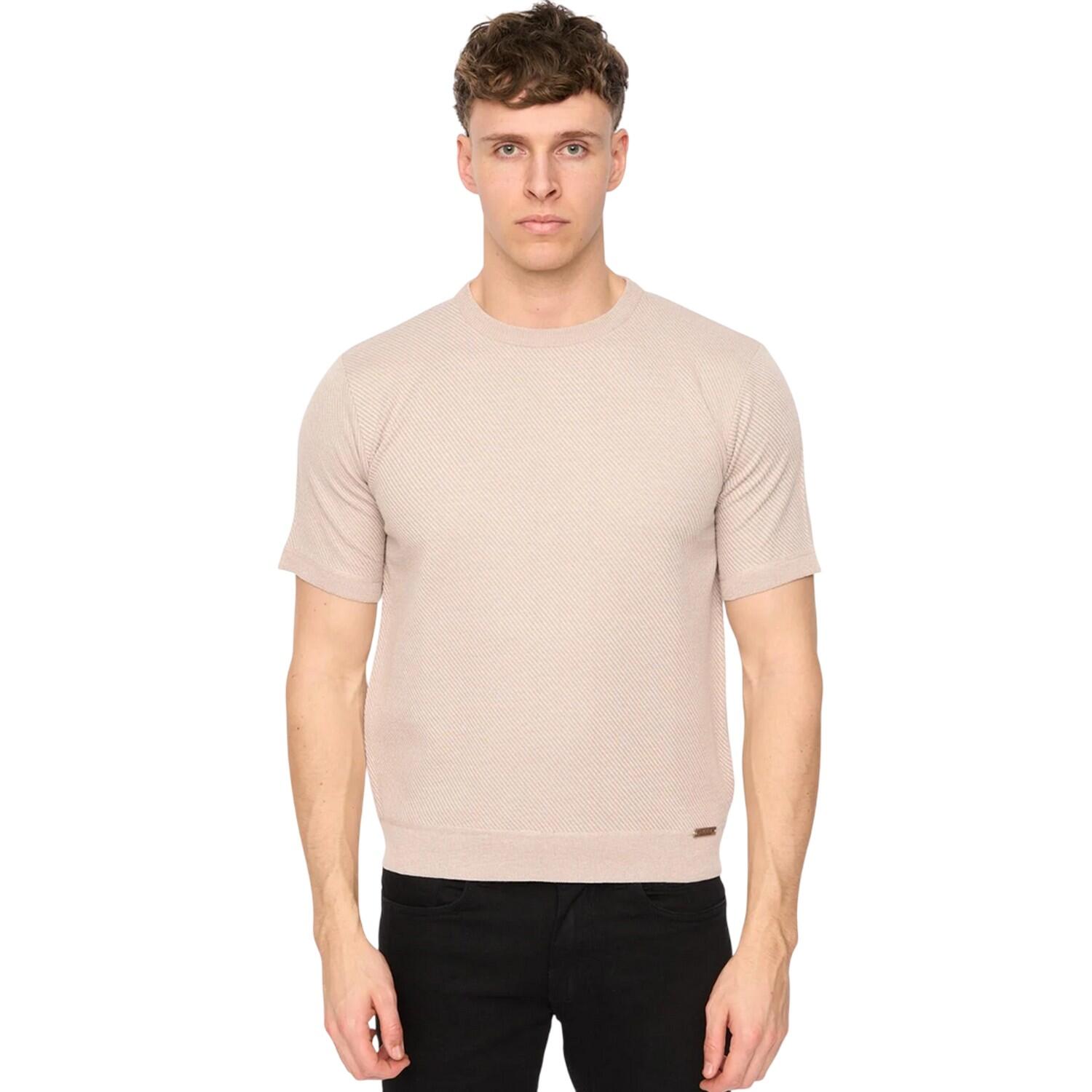 Duck and Cover Mens Marvela Knitted T-Shirt