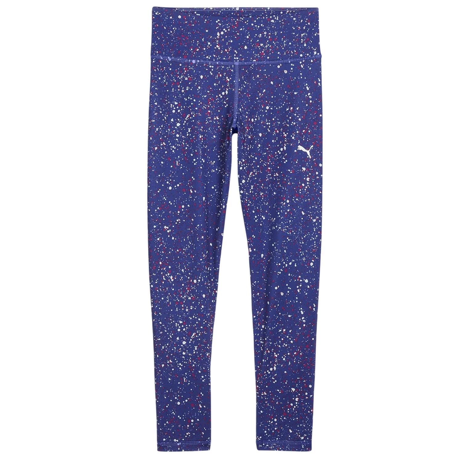 Puma Childrens/Kids Splatter Fitted Sport Leggings