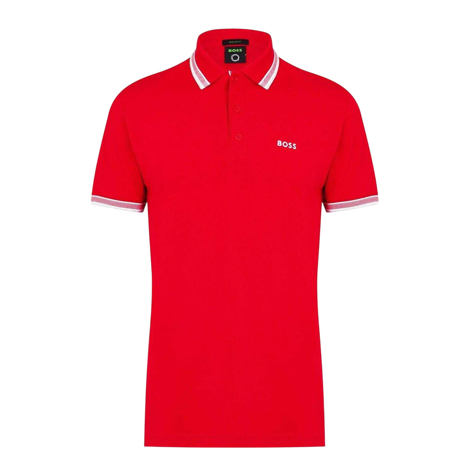 Boss Mens Paddy Contrast Tipped Polo Shirt