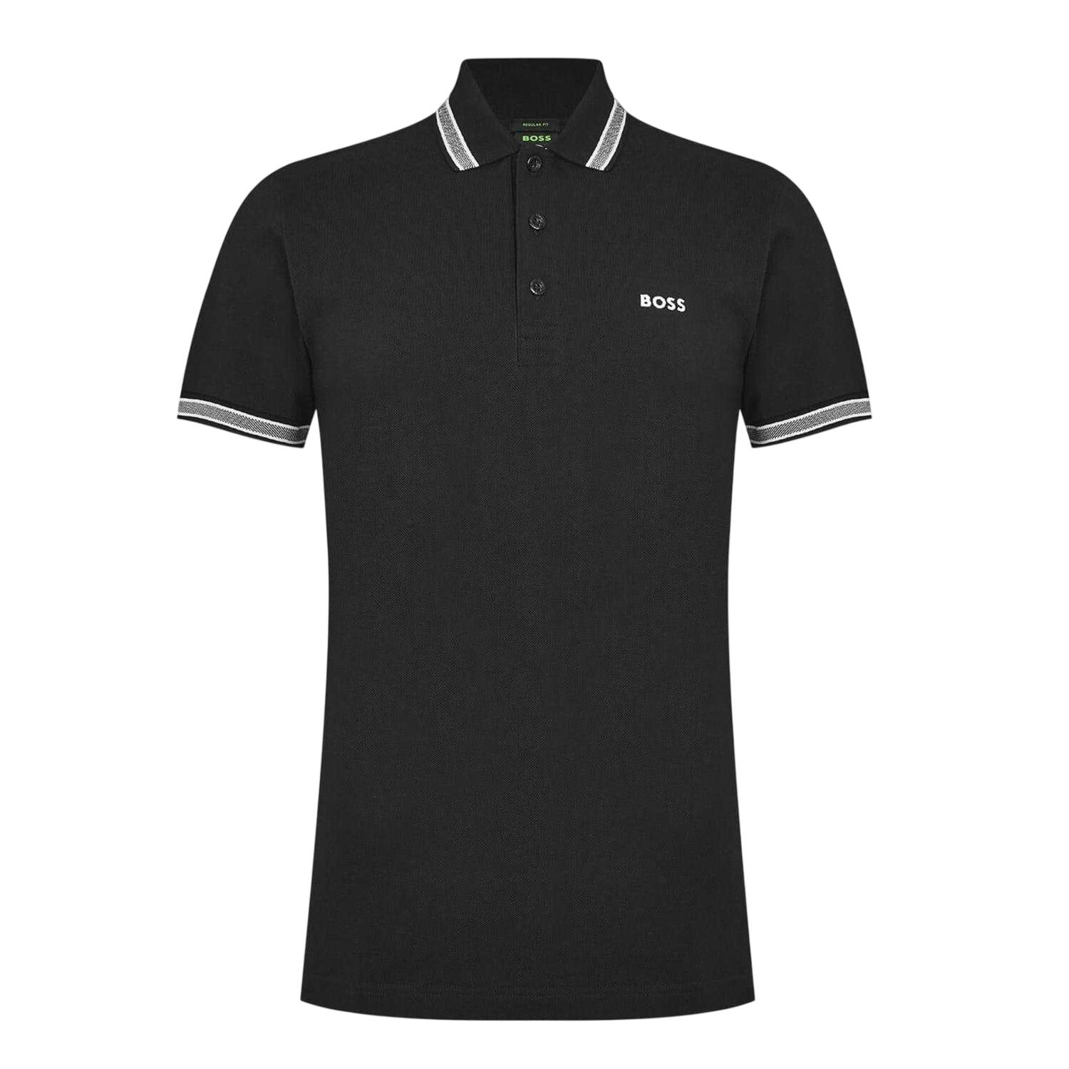 Boss Mens Paddy Contrast Tipped Polo Shirt