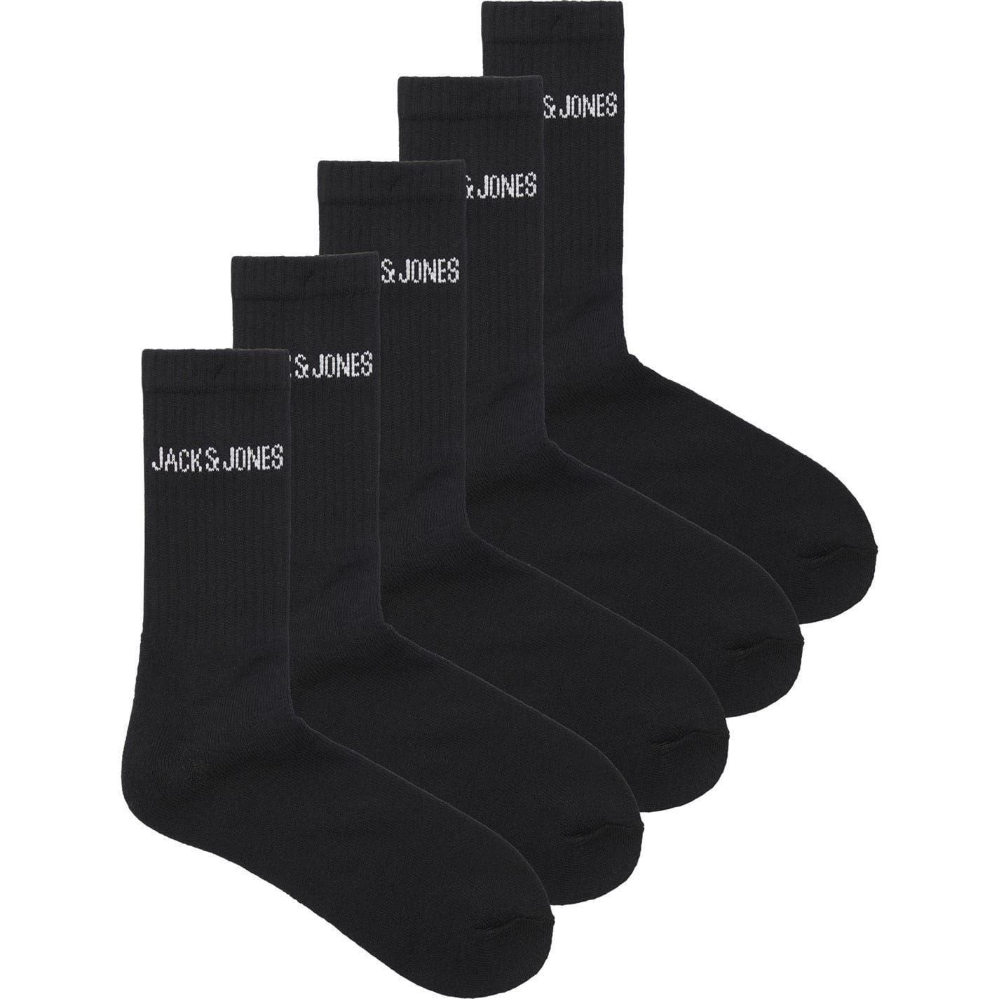 Jack And Jones Mens Regen Crew Socks (Pack of 5)