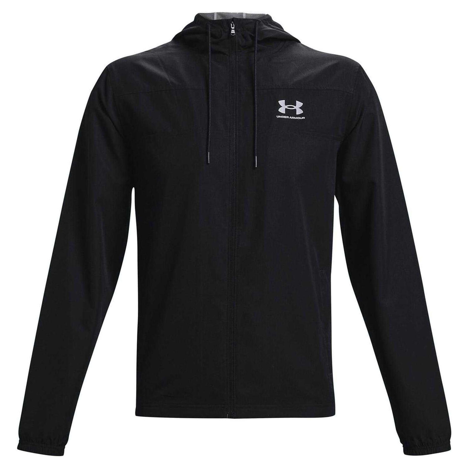 Under Armour Mens Sportstyle Water Resistant Long-Sleeved Windbreaker