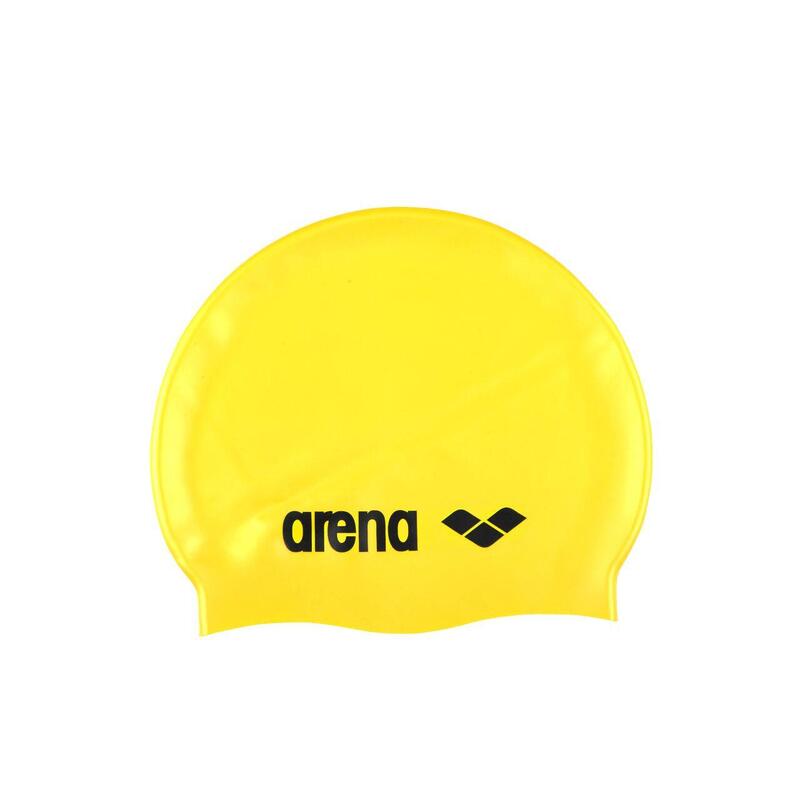 Arena Bonnet en Silicone Classique Jaune