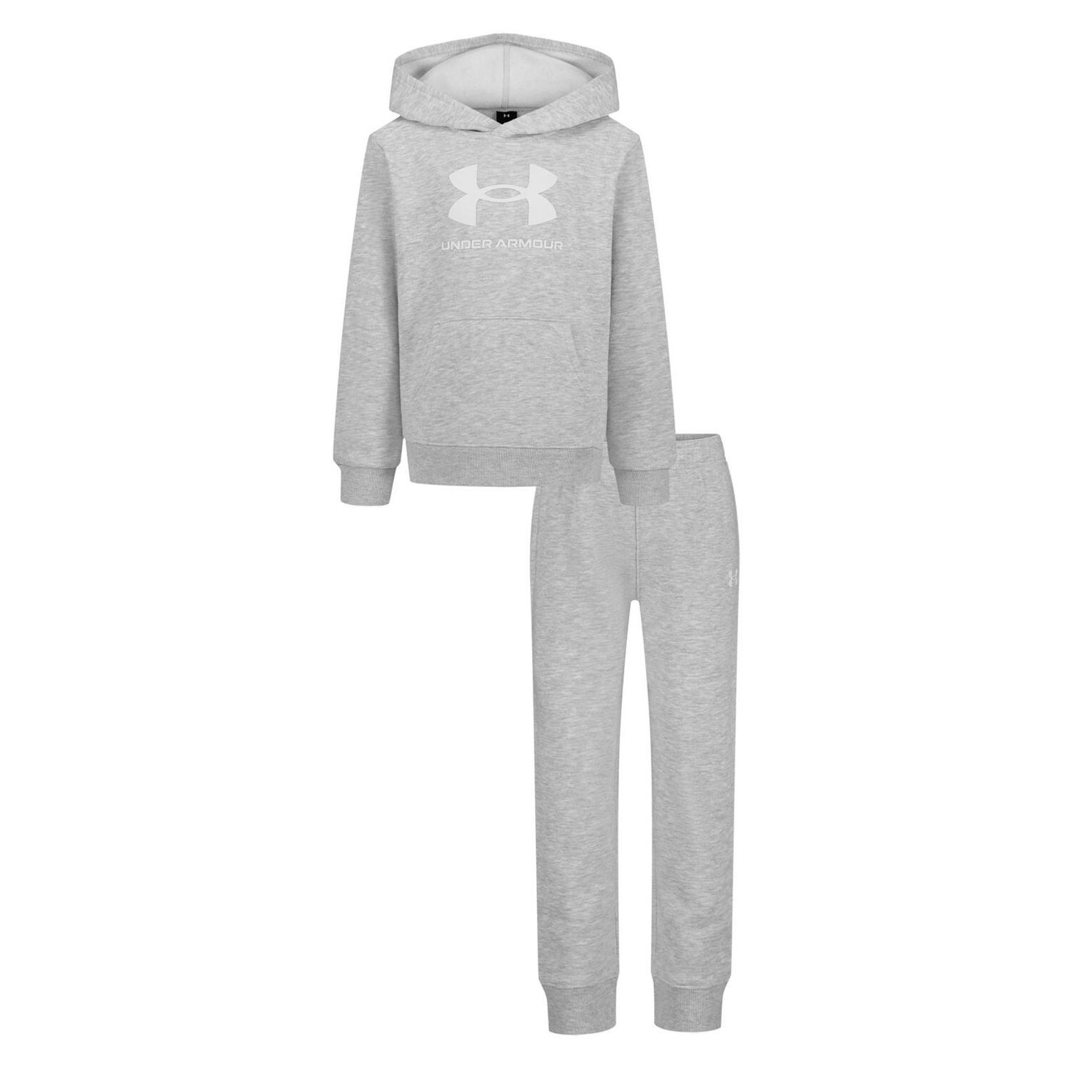 Under Armour Boys Big Logo Hoodie And Joggers Set