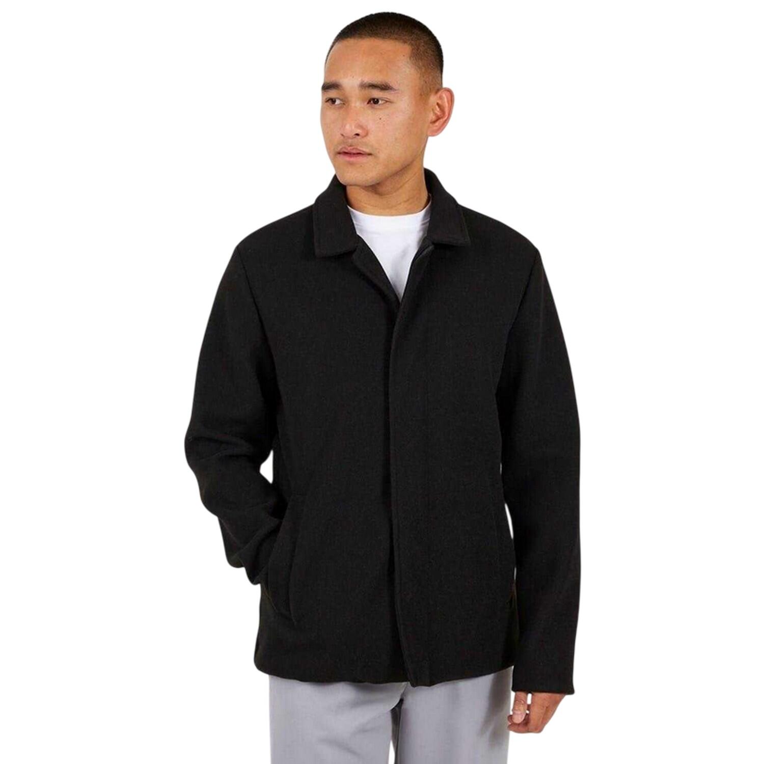 Brave Soul Mens Plain Overcoat