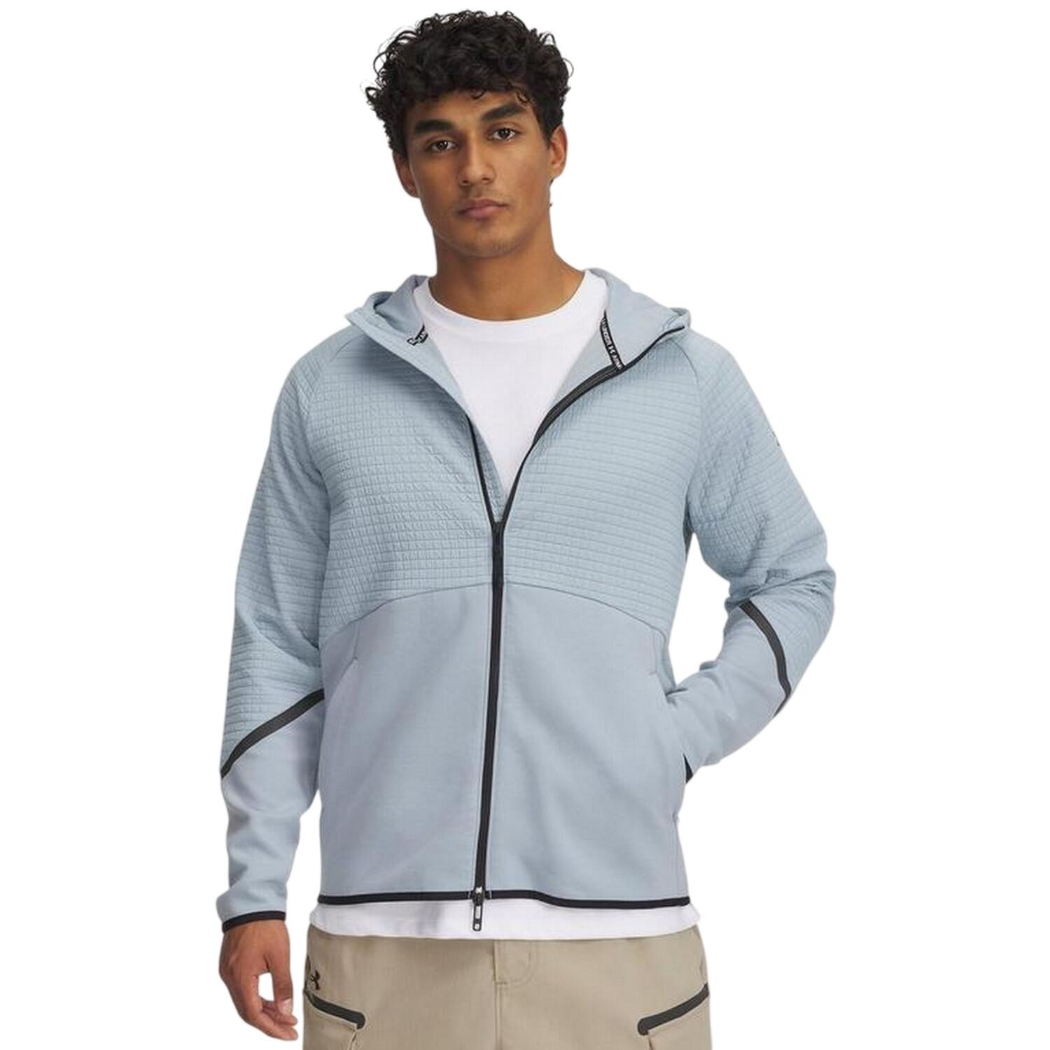Under Armour Mens Unstoppable Textured Hooded Jacket