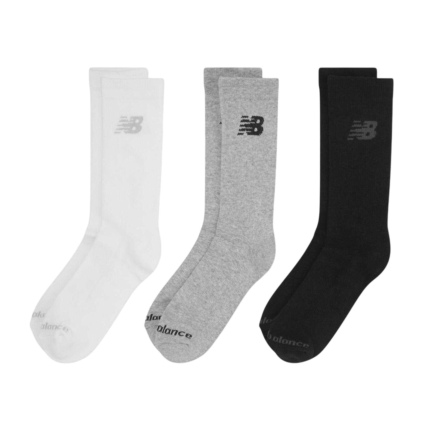 New Balance Unisex Adult Logo Crew Socks (Pack of 3)
