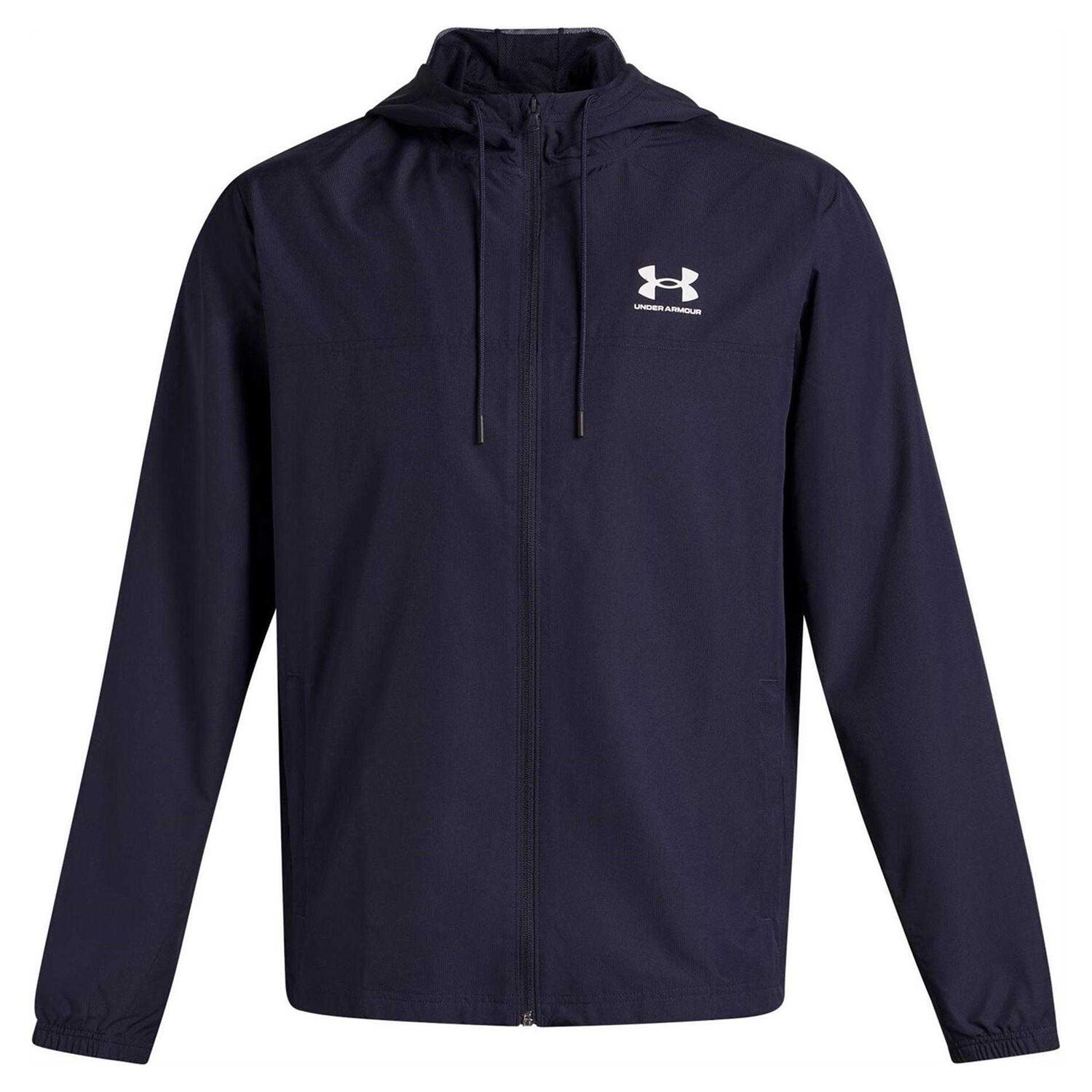 Under Armour Mens Sportstyle Water Resistant Long-Sleeved Windbreaker