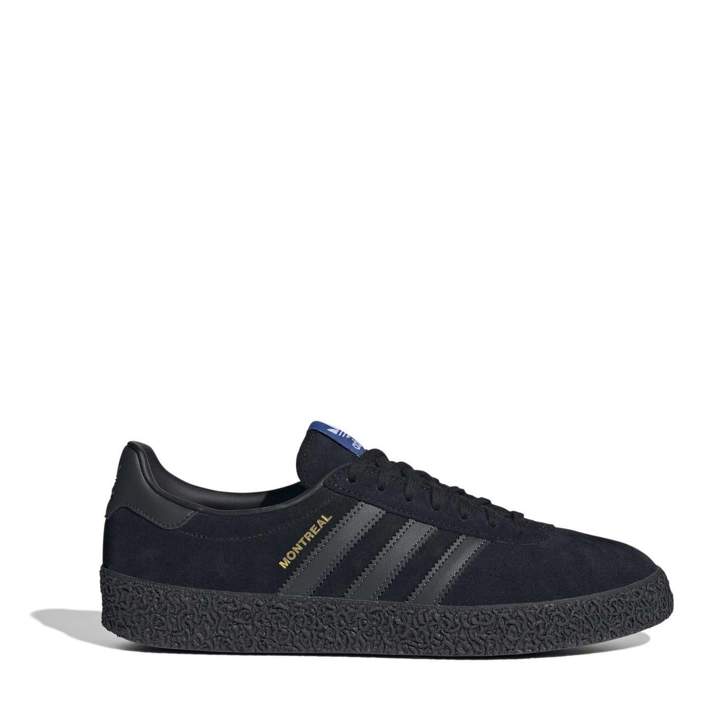 Adidas Mens Originals Montreal 3 Stripes Suede Trainers