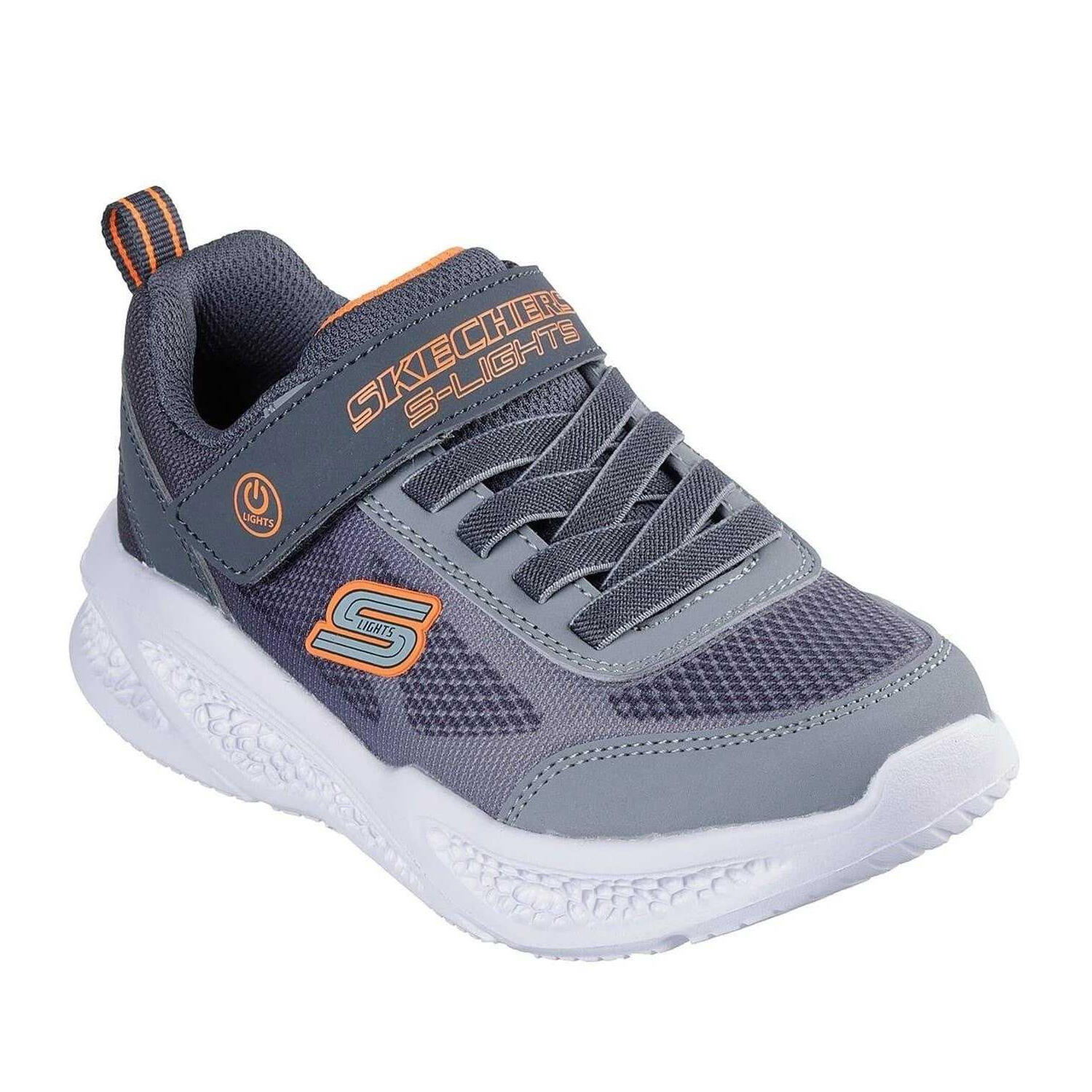 Skechers Boys S Lights Round Toe Trainers