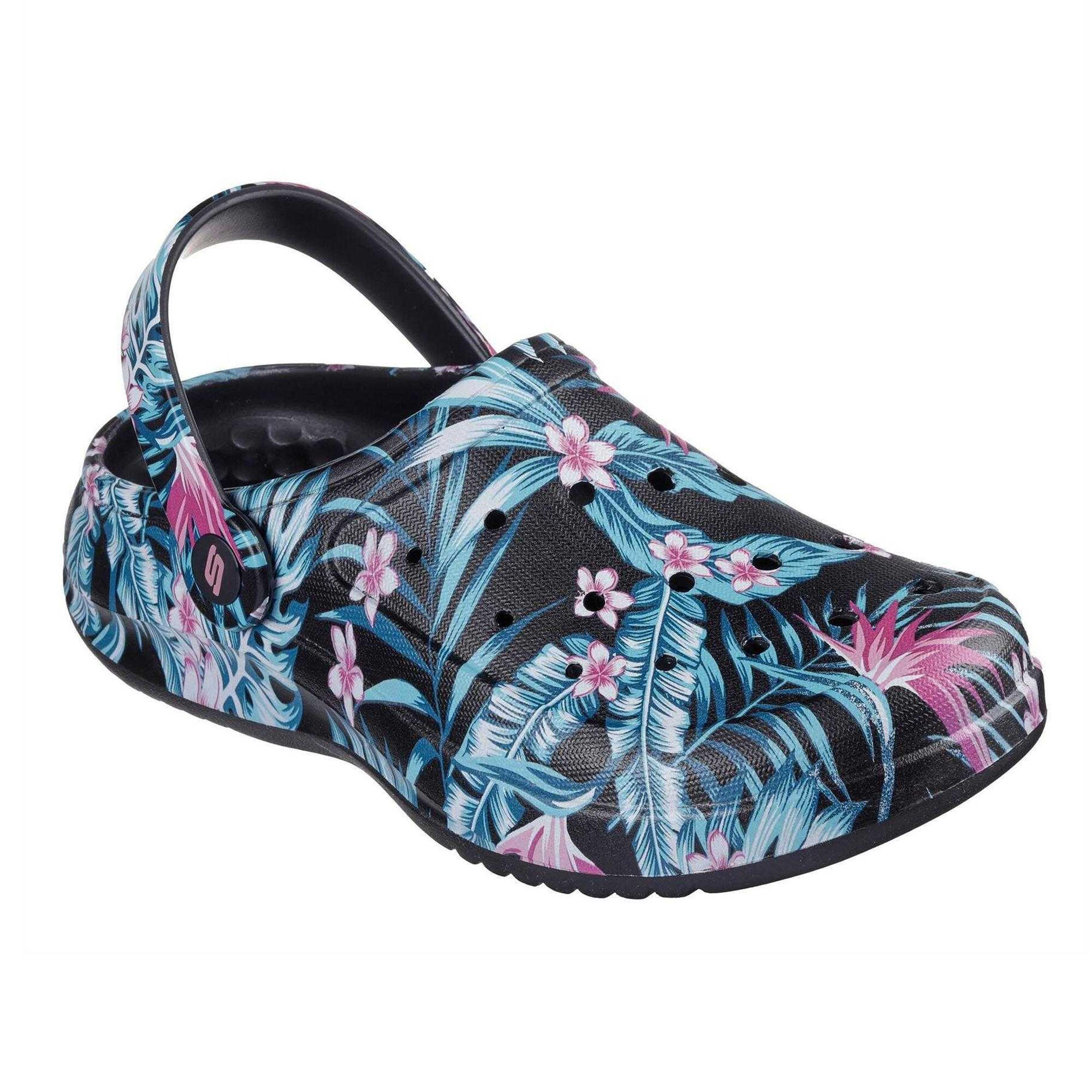 Skechers Womens/Ladies Archfitwave Floral EVA Open Toe Sandals