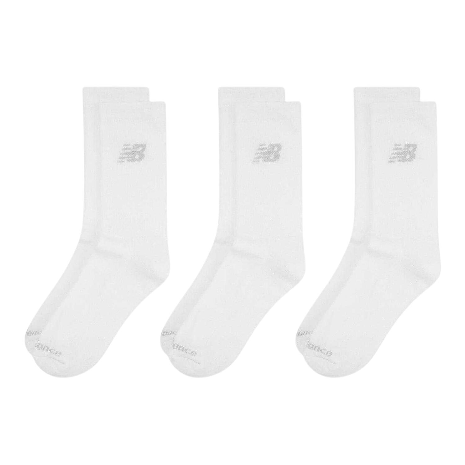 New Balance Unisex Adult Logo Crew Socks (Pack of 3)