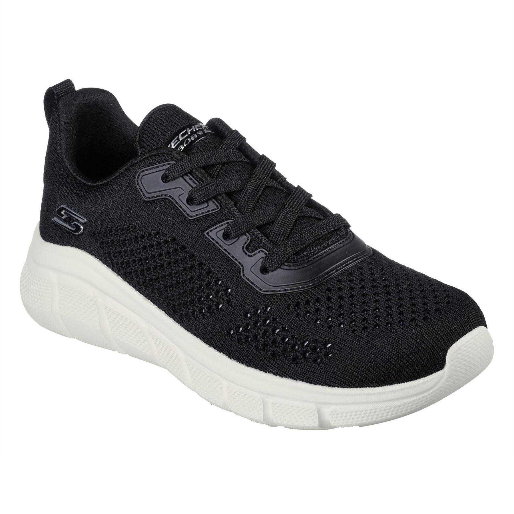 Skechers Womens/Ladies Bobsbflex Knitted Slip-on Trainers