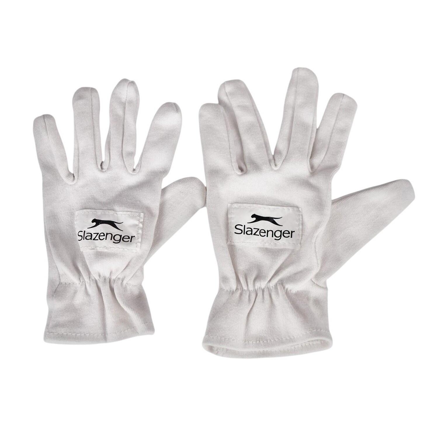 Slazenger Childrens/Kids Cotton Logo Cricket Gloves