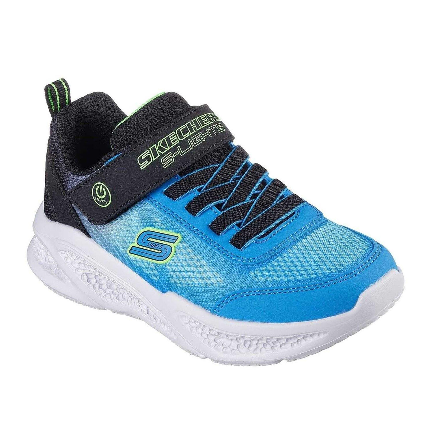 Skechers Boys S Lights Round Toe Trainers