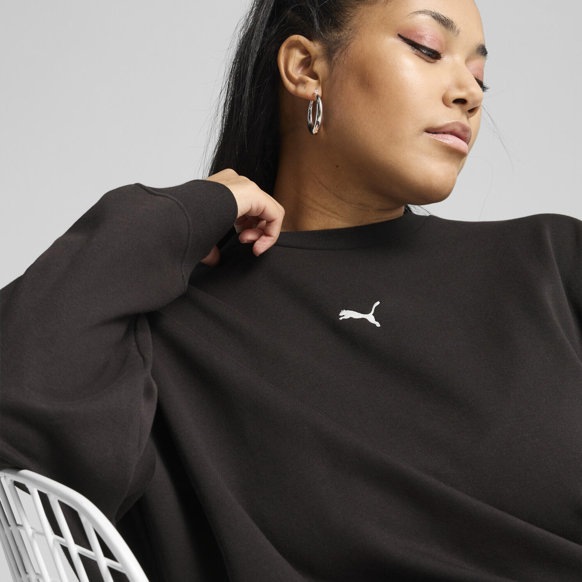 Girocollo oversize Essentials da donna PUMA 3/7