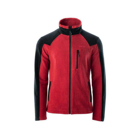 Heren Monar Polar Fleece Jas (Rood, Zwart)