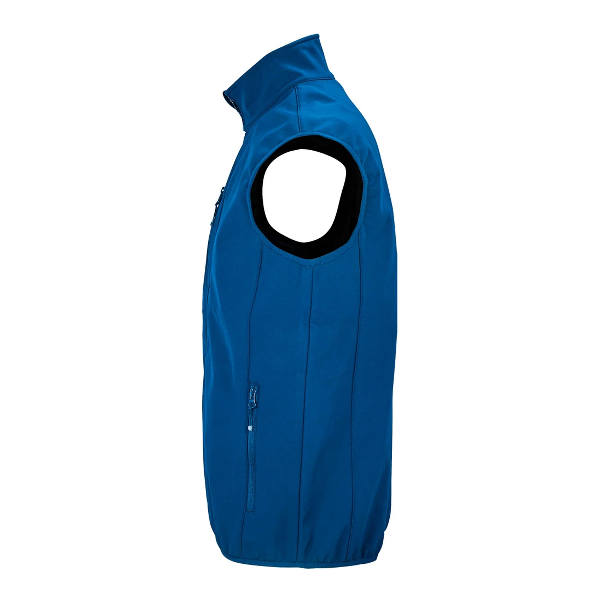 Mens Falcon Softshell Body Warmer (Royal Blue) 3/4