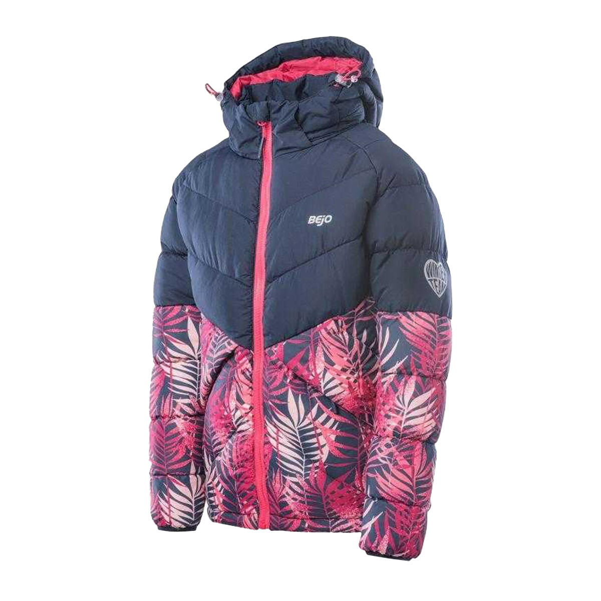 Giacca Imbottita Ragazze Bejo Baldey II Blu Navy Rosa 3/3