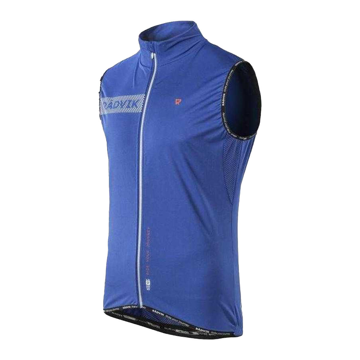 Uomo Ciclismo Gilet Radvik Sierra Blu 3/4
