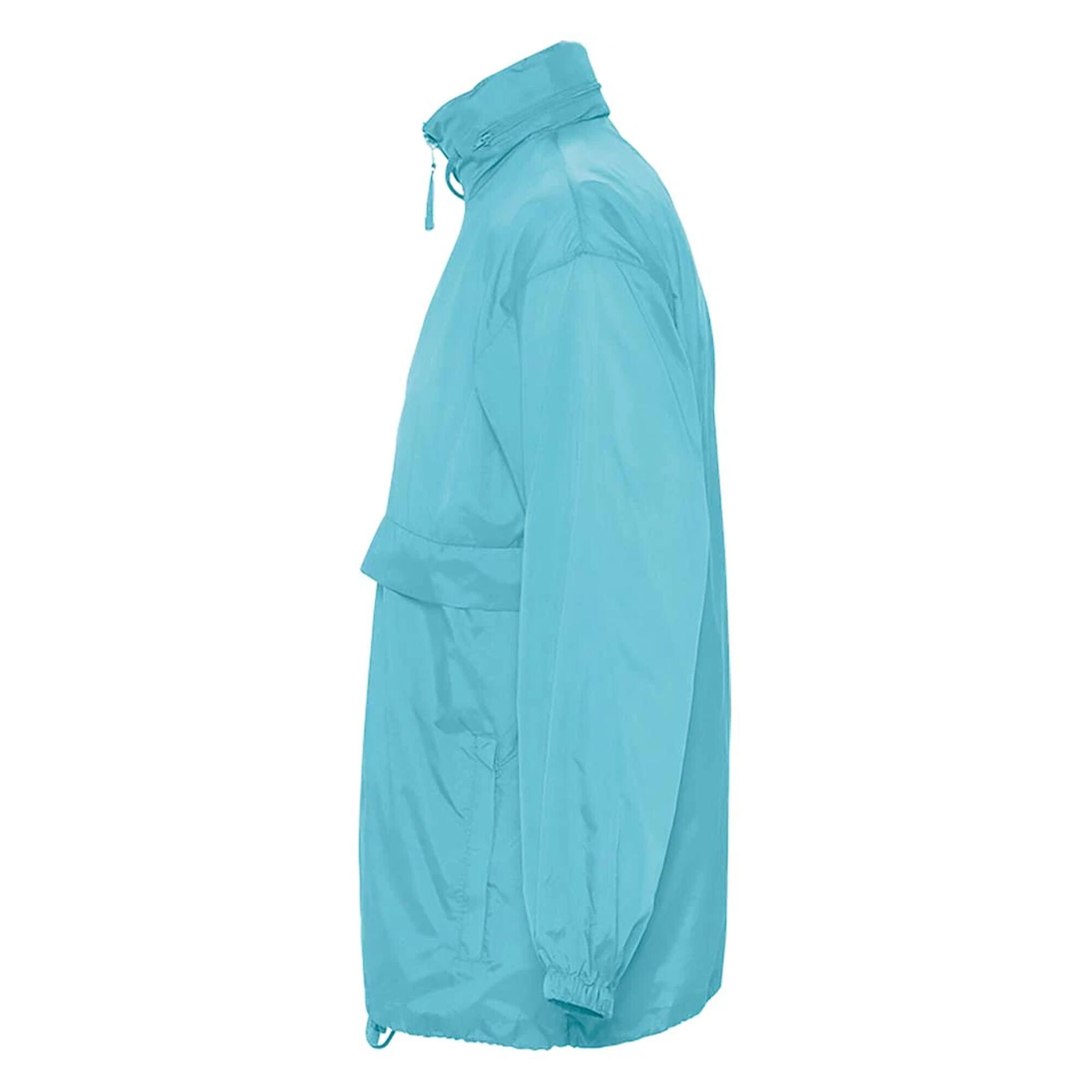 Veste Coupevent SURF Unisexe (Bleu Ciel) 3/5