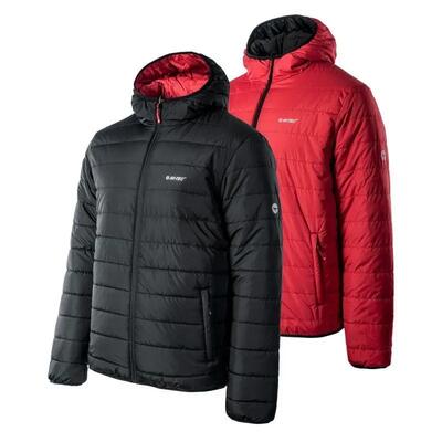 Heren halden jas (zwart, rood)