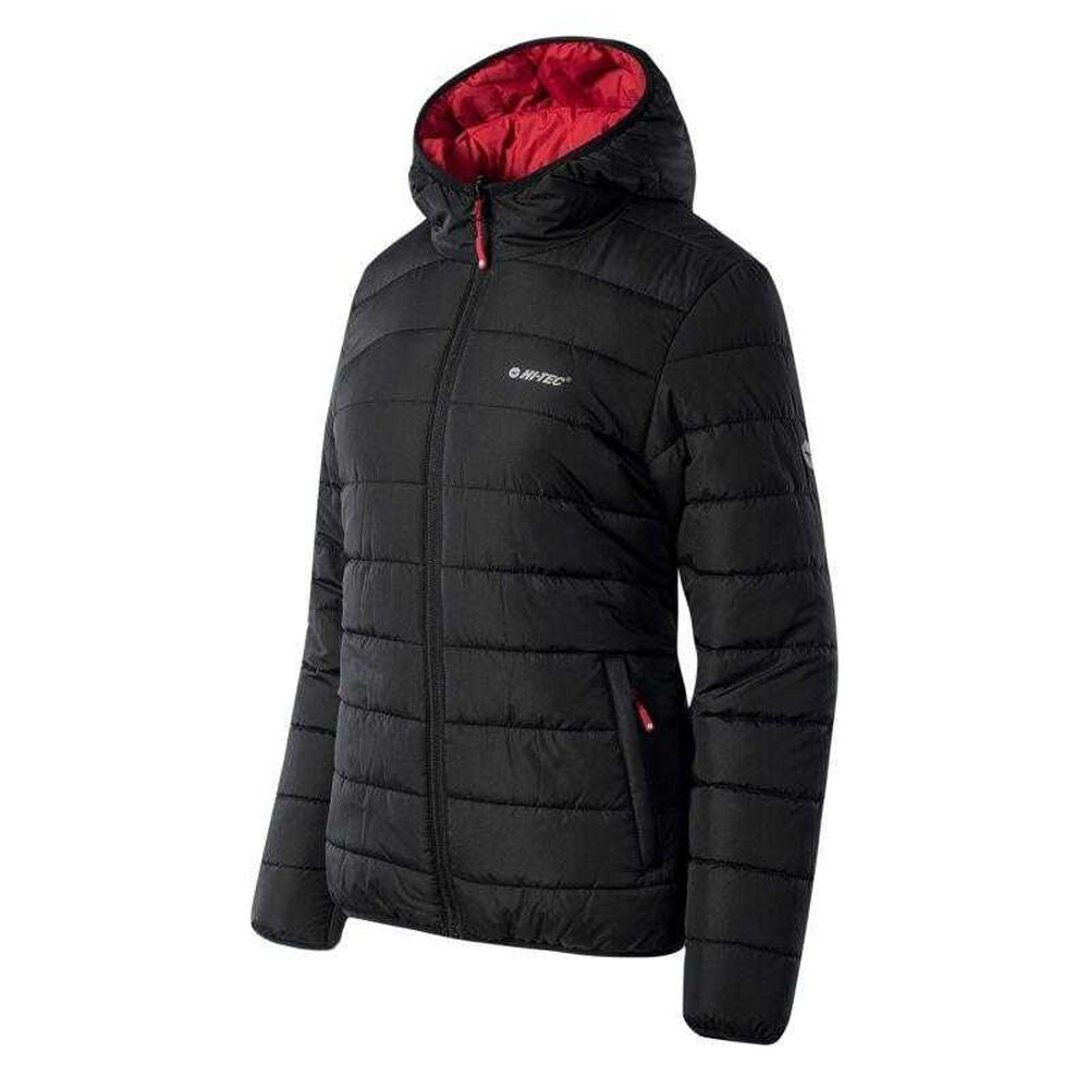 Giacca Donna Hi-Tec Halen Nero Rosso 3/5