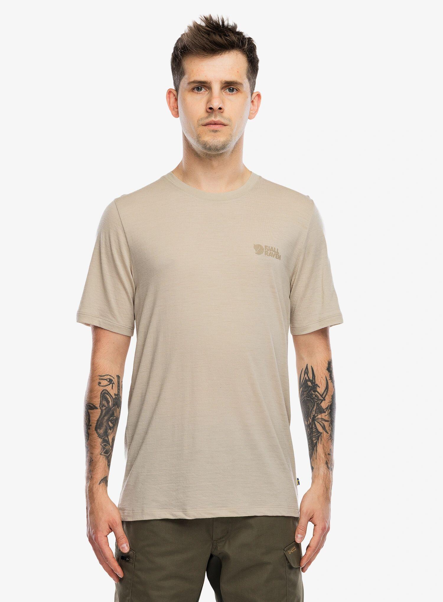 Sport T-Shirt Uomo Abisko Wool Logo SS M 7/7