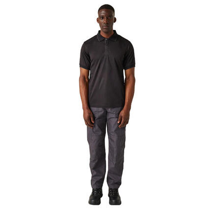 Regatta Polo Manches Courtes NAVIGATE Homme (Noir / Rouge)