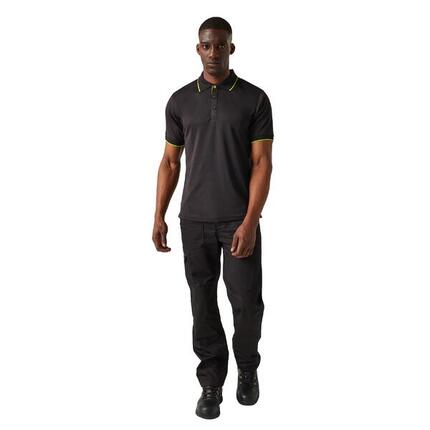 Polo NAVIGATE Homme (Noir / Rouge Classique)