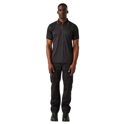 Polo NAVIGATE Homme (Noir / Rouge Classique)