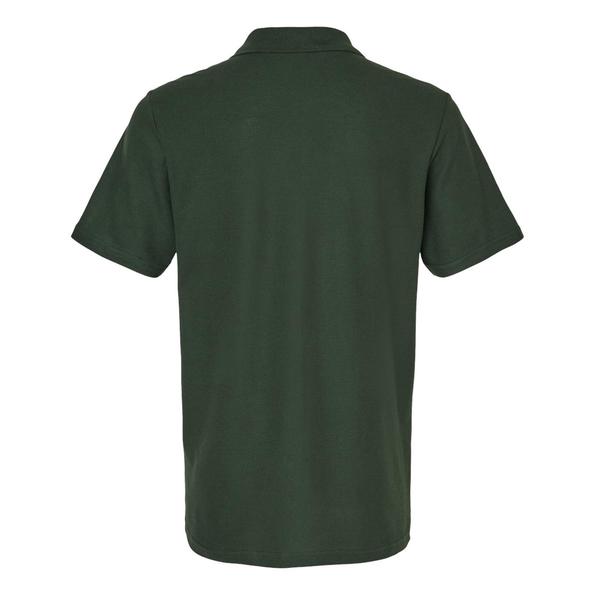 PiquéPoloshirt für Herren Tannengrün 2/3