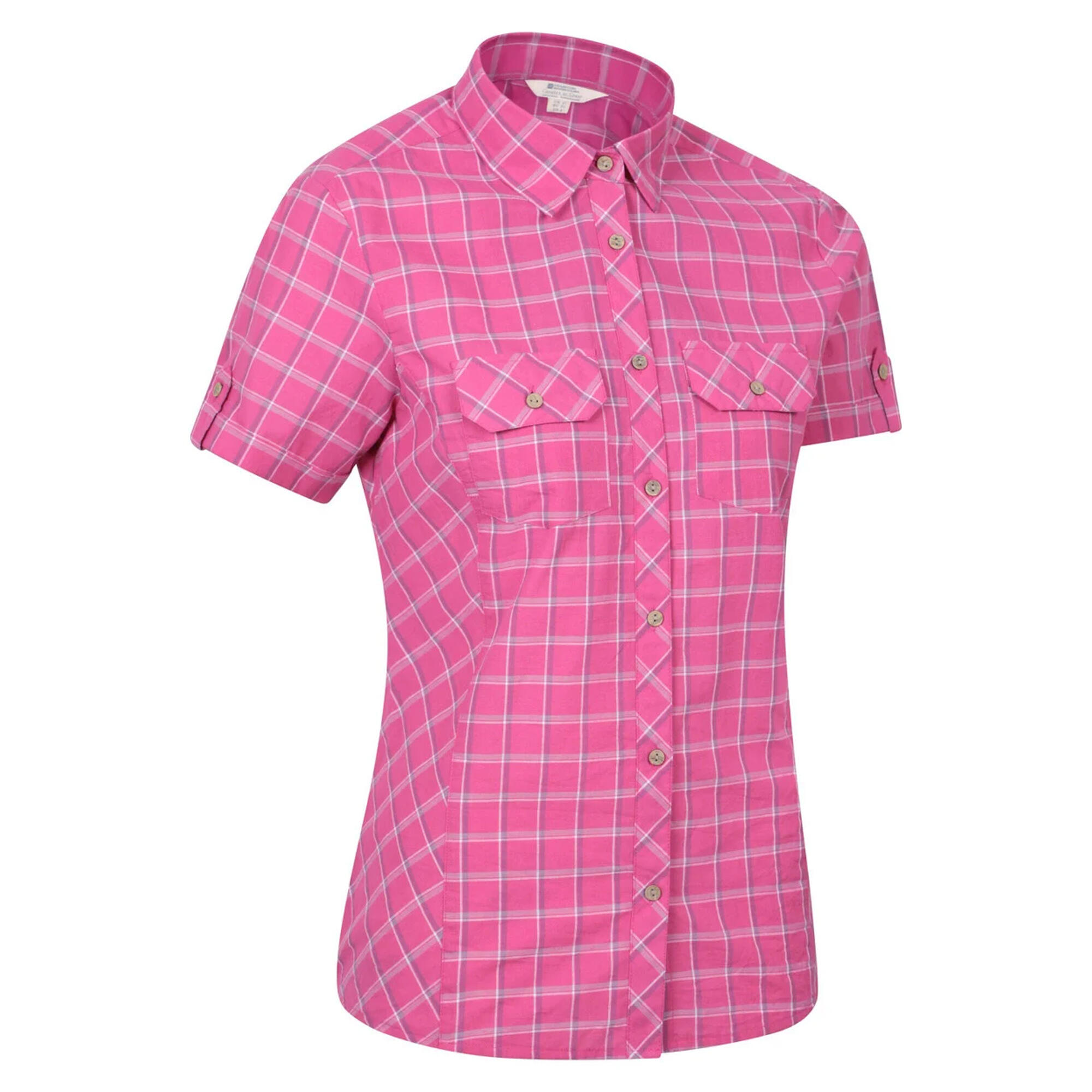 Camicia Vacanza Donna Mountain Warehouse Rosa Acceso 4/4